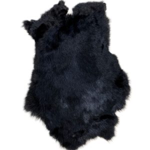 Rabbit Fur - #1 Quality/Medium/Black