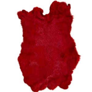 Rabbit Fur - #1 Quality/Medium/Red