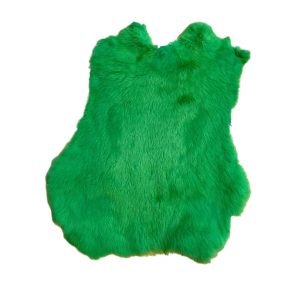 Rabbit Fur - #1 Quality/Medium/Green (light)