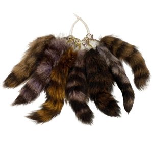 Raccoon Tail Keychain