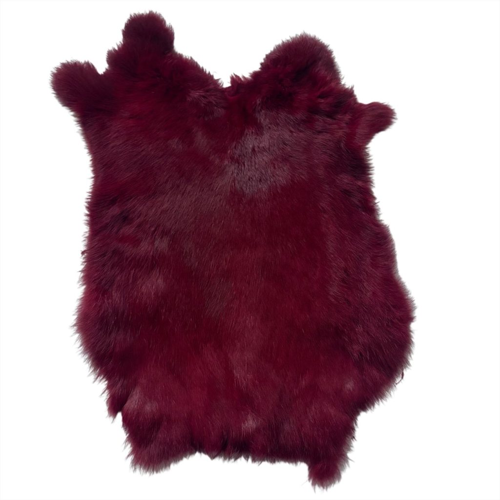 Rabbit Fur - #1 Quality/Medium/Red (Dark)