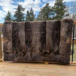 Fur Blanket - Sheared Beaver with Beaver