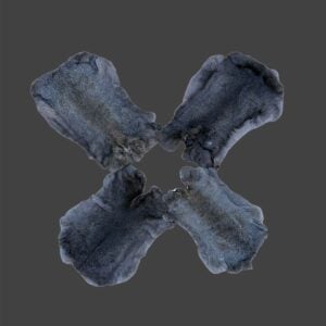 Rabbit Fur:  #1 Quality / Large / Brown (Dark)