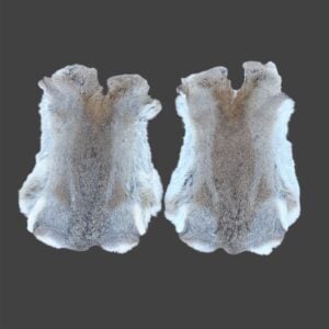 Rabbit Fur:  #1 Quality / Large / Brown (Light)