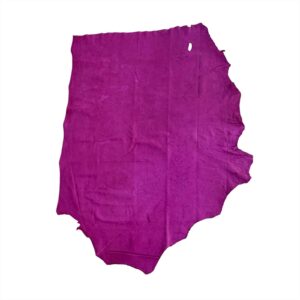 Bison Leather: #2 Quality / Pink (Dark)