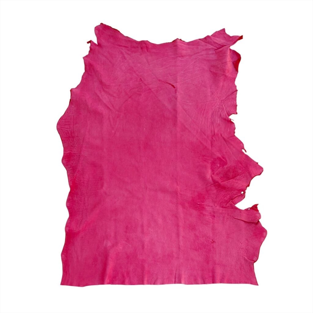 Bison Leather: #2 Quality / Red